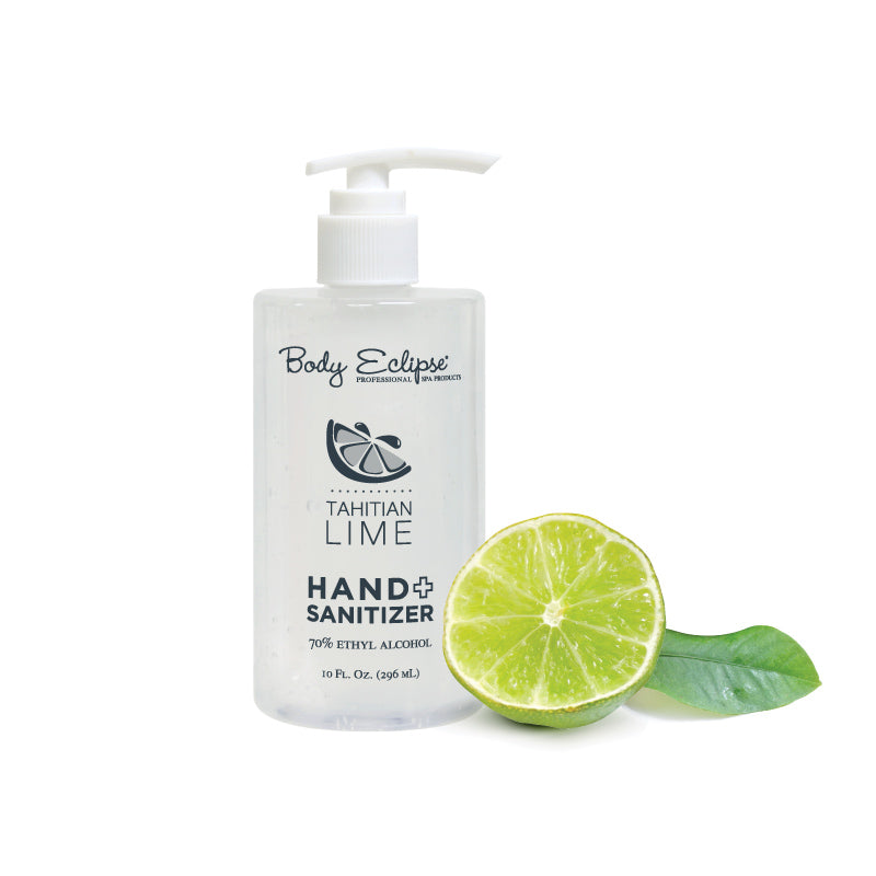 Tahitian Lime Gel Hand Sanitizer, 10 oz bottle, 70% ethyl alcohol