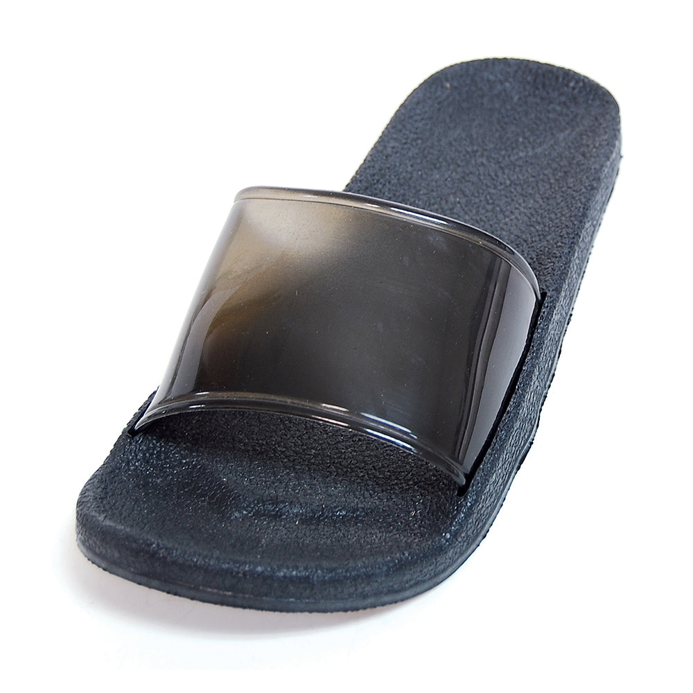 Zendals Courtesy Slipper spa sandal in Black