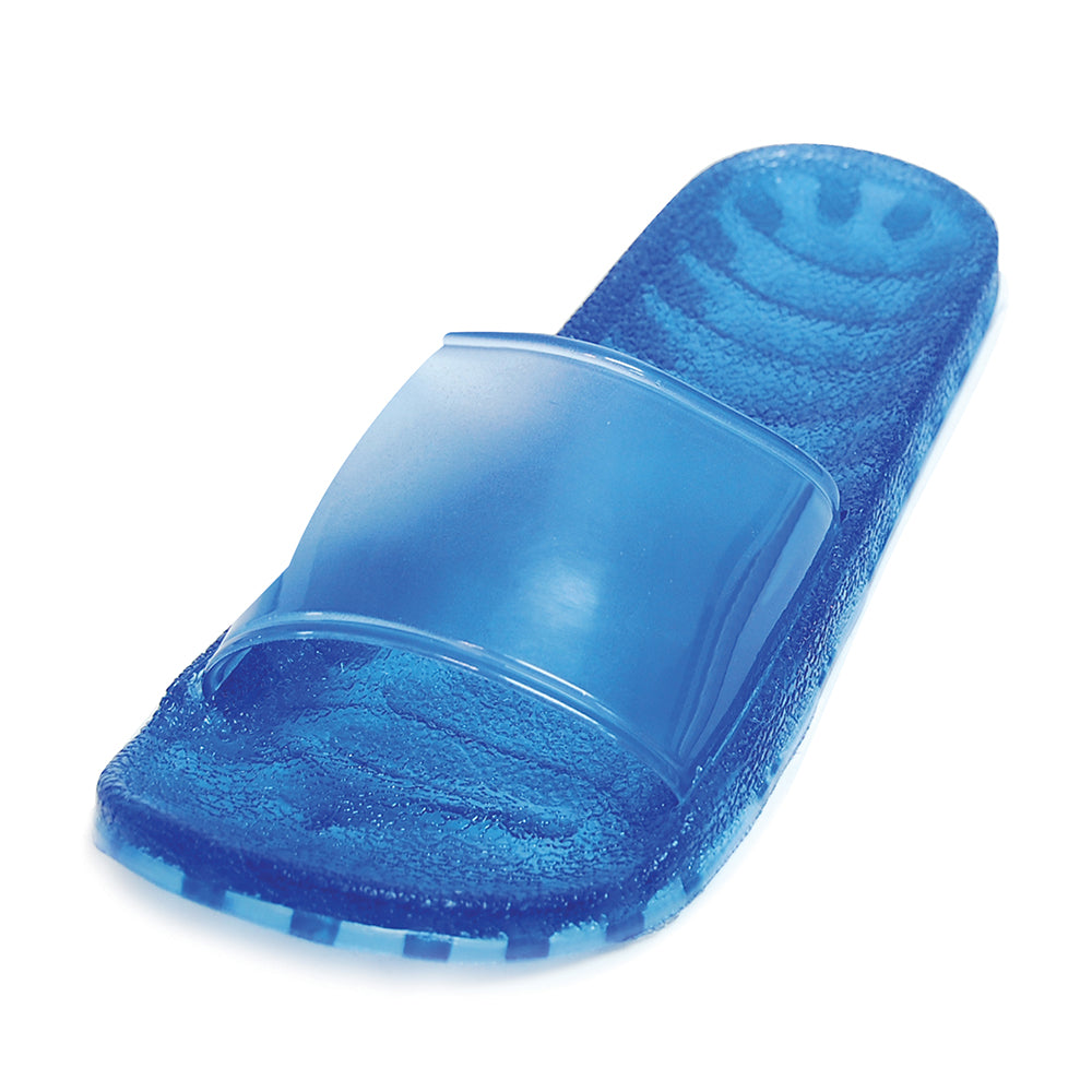 Zendals Sea Glass Slide spa sandal in Aqua