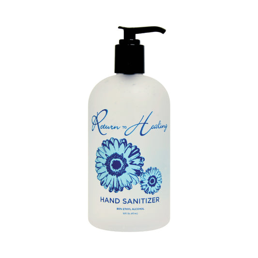 "Return to Healing" Refillable Sanitizer Bottle - Gerbera
