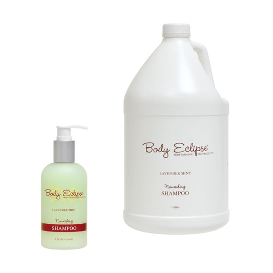 Body Eclipse Spa Shampoo, Lavender Mint, 8 oz bottle and gallon bottle