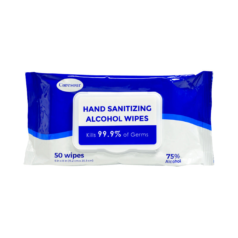 Hand Sanitizing Alcohol Wipes (24 packs/case)