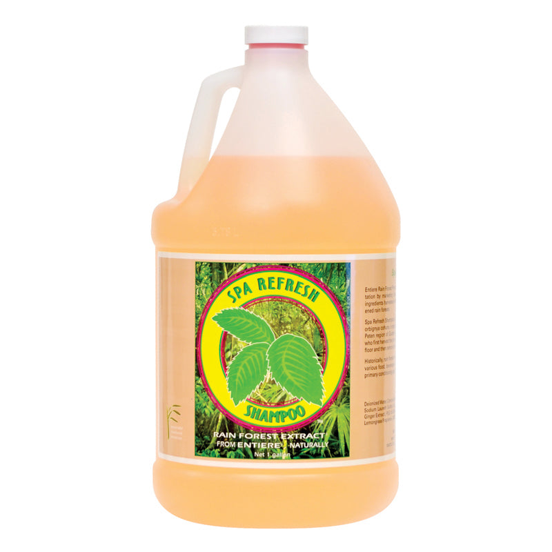 Entiere Shampoo, Spa Refresh, gallon bottle