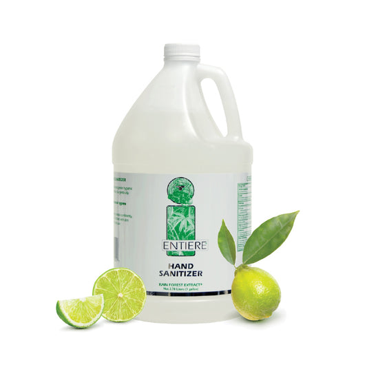 Tahitian Lime Gel Hand Sanitizer, 70% ethyl alcohol, 2 gallon case